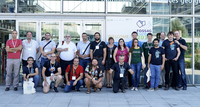 Image of the OSGeo Europe foundation team